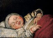 Bernardo Strozzi Schlafendes Kind oil painting